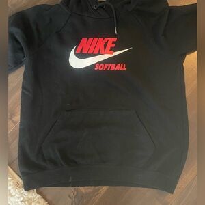 Nike softball black womens hoodie sweatshirt S